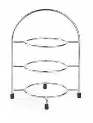 Етажерка Hendi фуршетна 3-ярусна d17 см 18,5х16 см h26 см неіржавка сталь (425466)
