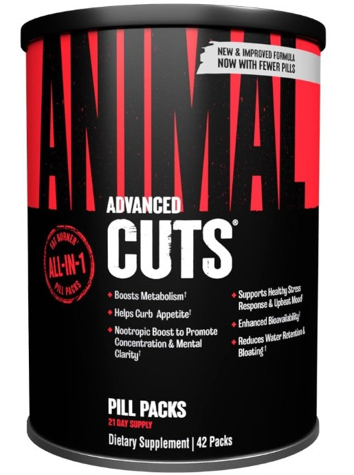 Анімал Катс юніверсал Universal Nutrition Animal Cuts 42 пакети