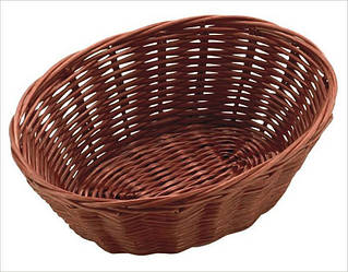 Кошик FoREST овальний темно-коричневий 18х13 см h6,5 см (531012) з швидкою доставкою по Україні