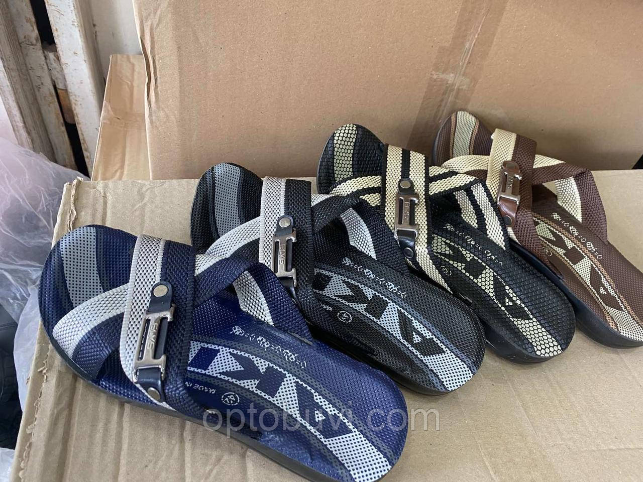 Чоловічі літні шльопанці переплетені оптом