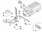 Форсунка омивача Fiat Ducato 250, Peugeot Boxer 3, Citroen Jumper 3 (2006-2014), 735424478, 6438CS, фото 6
