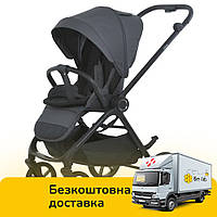 Коляска прогулочная EL CAMINO CHLOE с реверсивным блоком ME 1191 Magnet Gray Темно-серая