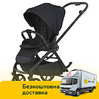 Коляска прогулочная EL CAMINO CHLOE с реверсивным блоком ME 1191 Black Черная