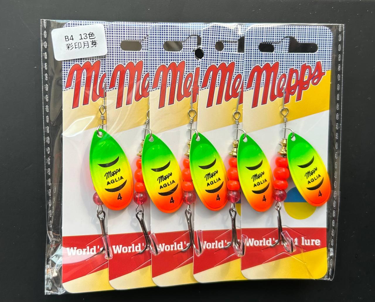 Вертушка Блешня Mepps Aglia 4 9гр (Набір 5шт), фото 1