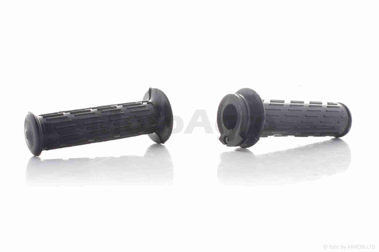 Грипси (ручки керма) ІЖ+вставка (силікон чорні), фото 1