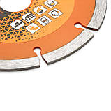 Диск алмазний сегментований Polax 125x7x2.2x22.23, 25% (54-125), фото 2