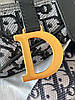 Жіноча сумка Christian Dior Saddle Silver Monogram (Сіра) Діор Кросс Боді текстиль екошкіра 1 відділення, фото 7