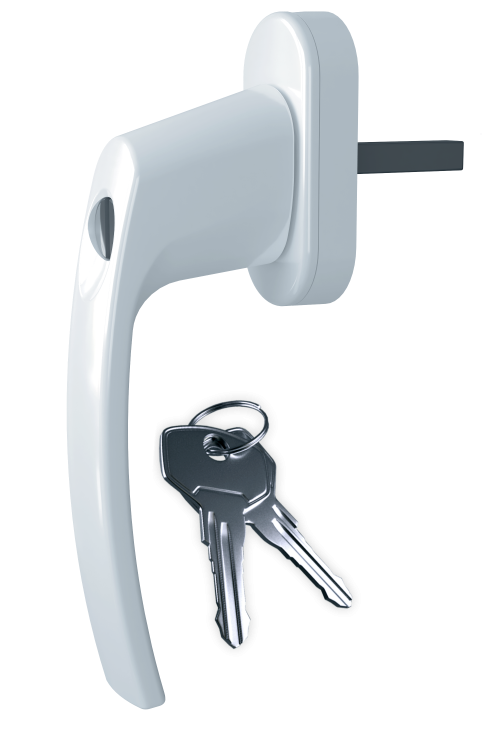 Ручка віконна Astex WH 108 білий (РАЛ 9016) (Україна)