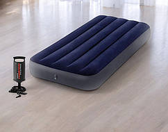 Надувний матрац з насосом Intex 64756-1, 76 x 191 x 25 см