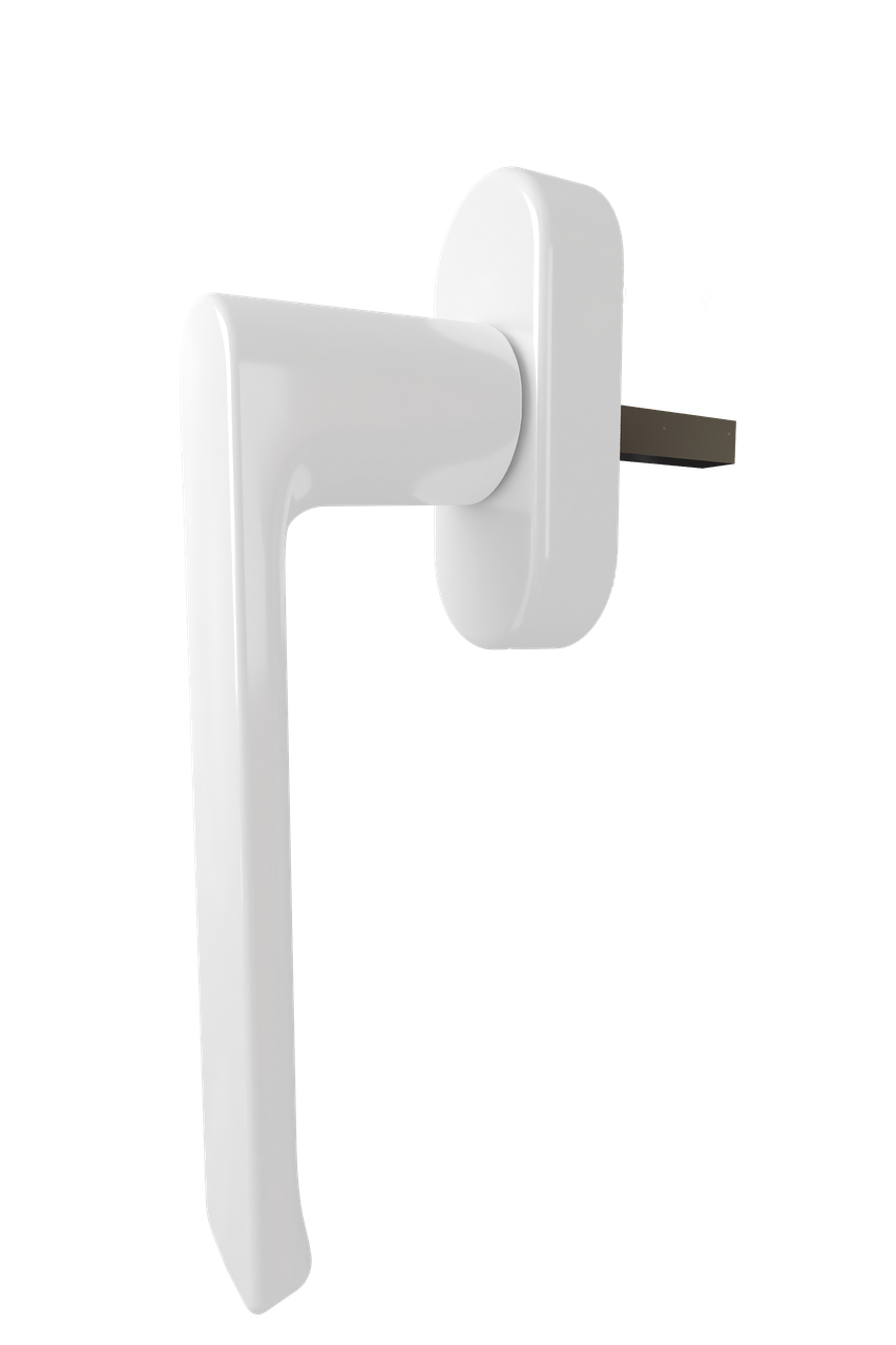 Ручка віконна Astex WH 007 біла (РАЛ 9016) (Україна)