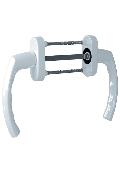 Ручка дверна Astex ANTEY BHS 4/3 білий (РАЛ 9016) (Україна)