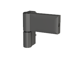 Дверна петля Astex IDEAL (наплав 15-23,5) графіт Ral 7024 (Україна)