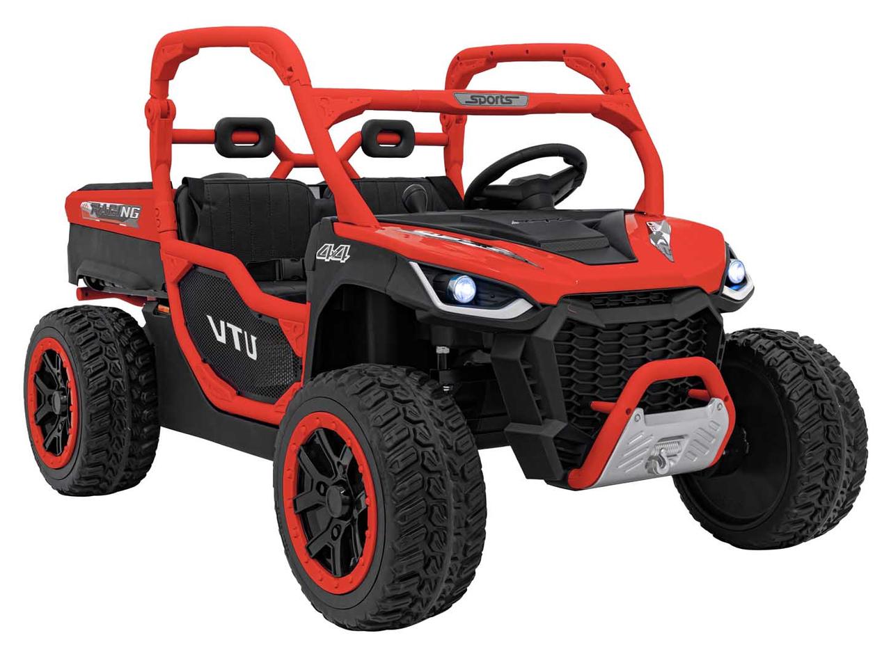 Дитяча акумуляторна машинка фермерська UTV Racing Червона
