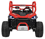 Дитяча акумуляторна машинка фермерська UTV Racing Червона, фото 3