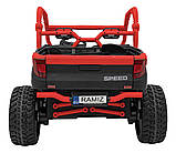 Дитяча акумуляторна машинка фермерська UTV Racing Червона, фото 7