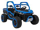 Дитяча акумуляторна машинка фермерська UTV Racing Blue, фото 3
