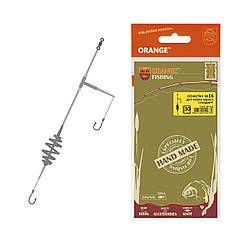 Оснащення на карася з годівницею №16 Orange 40 гр (снасть, монтаж на карася) (MF1640)