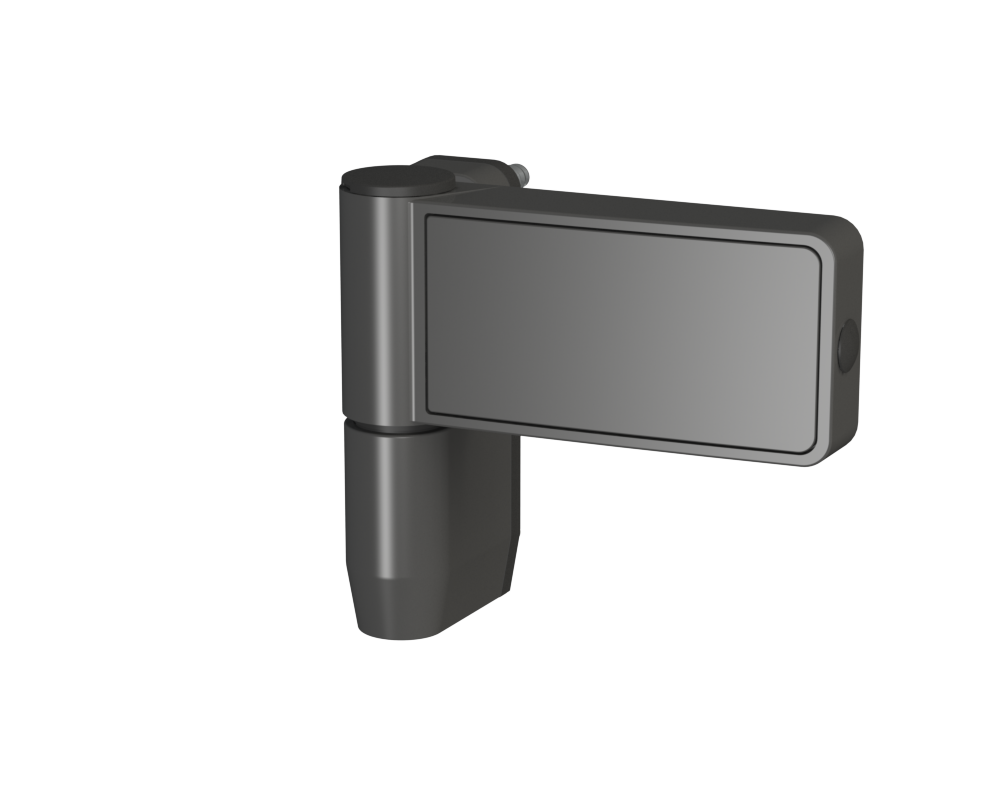 Дверна петля Astex Patriot (наплав 15-23,5) антрацит Ral 7016 (Україна)