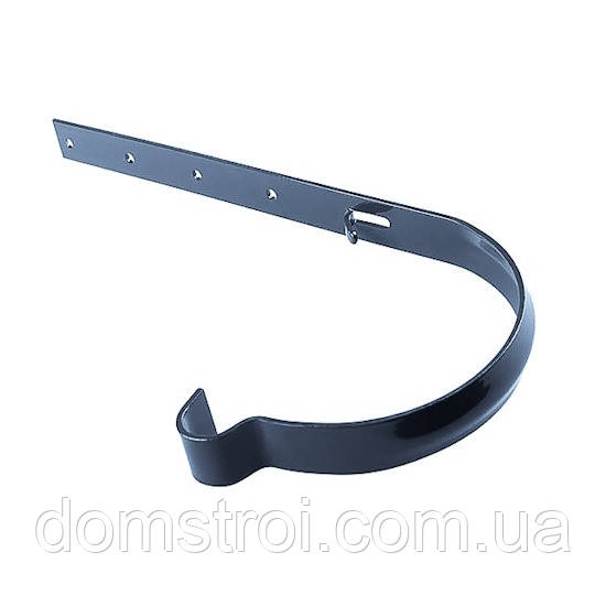 Тримач водостічної ринви металевий PROFIL Ø130, Графіт