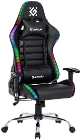 Крісло ігрове Defender Ultimate RGB Black (64355)