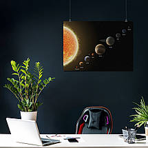 Плакат "Сонячна система, планети (укр), Sol System", 43×60см, фото 3