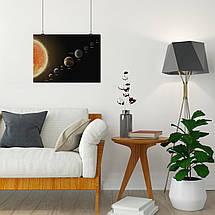 Плакат "Сонячна система, планети (укр), Sol System", 43×60см, фото 4