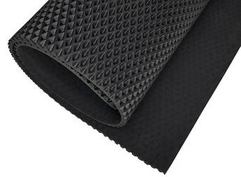 Матеріал для автокилимів EVA лист РОМБ 145х250х1 см Чорний