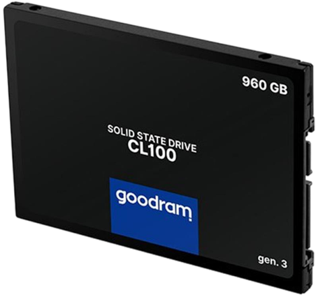 SSD 2.5" накопичувач GoodRam CL100 GEN.3 960GB (SSDPR-CL100-960-G3), фото 1