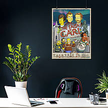 Плакат "Сімпсони, Simpsons", 60×46см, фото 4
