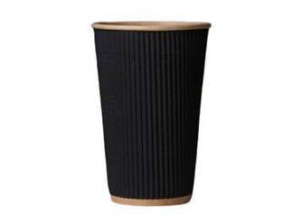 Склянка гофра Iris-Plast Eco чорний 110 мл (102710)