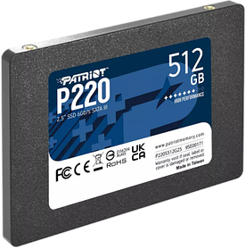 SSD 2.5" накопичувач Patriot P220 512GB (P220S512G25)