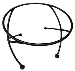 Підставка для тарілок банкетна Restam Black d20 см (Medusa 20)