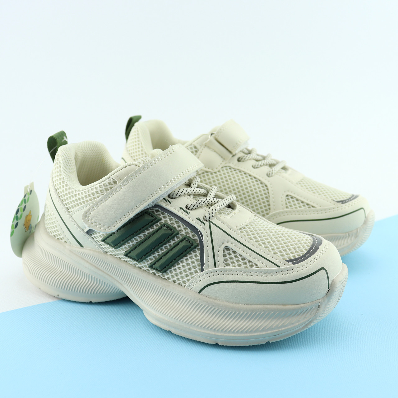 Кросівки на липучках бежеві дитячі тм Tom.m, фото 1