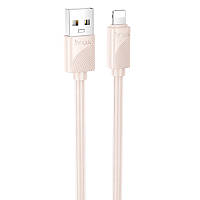 Дата кабель Hoco X114 Energy USB to Lightning 2.4A (1m) Pink