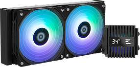 Водяне оxолодження Zalman Alpha 2 A24 ARGB Black (ALPHA2A24BLACK)