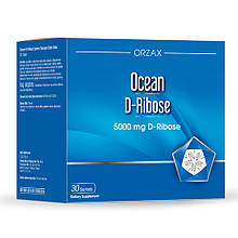 Дієтична добавка з D-рибозою Orzax Ocean D-Ribose 5000 мг, 30 пакетиків для спортсменів