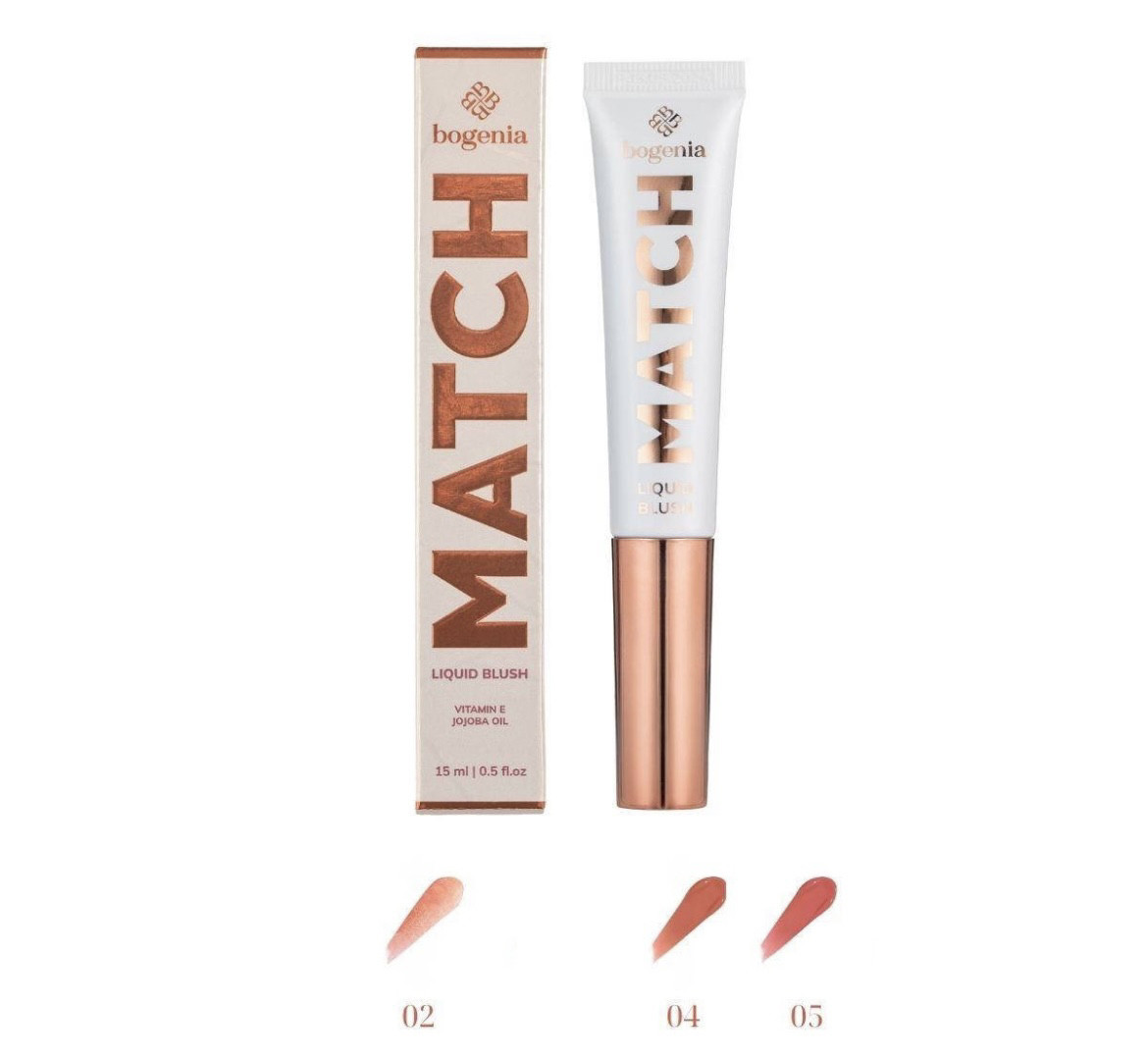 Рум'яна для обличчя рідкі Bogenia Match Liquid Blush (BG636),, фото 1
