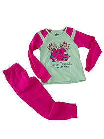 Піжама для дівчаток М'ятна (9241) Baykar