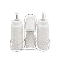 Набір для спецій Maestro Pattern 5 предметів кераміка (20033-04S MR)
