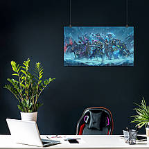 Плакат "Хартстоун, головні персонажі, Hearthstone", 34×60см, фото 3