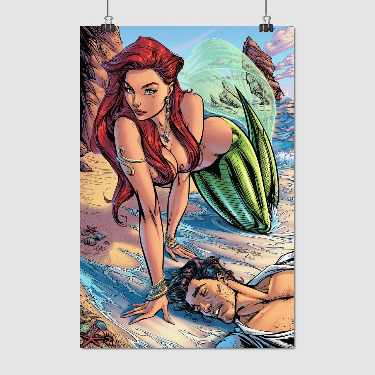 Плакат "Русалочка, Mermaid", 60×40см