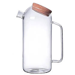 Чайник заварювальний Оленс Гудзик 1,8 л скло (DG1334L)