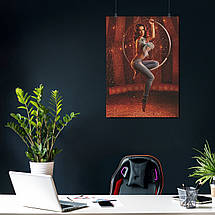 Плакат "Наталія Орейро в обручі", 60×43см, фото 3