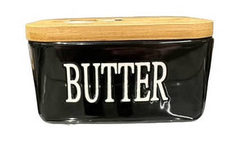 Маслянка Оленс Butter з ножем скло (O8030-144)