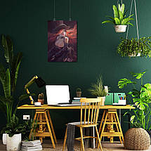 Плакат "Стімпанк, дівчина в циліндрі, steampunk", 60×43см, фото 5