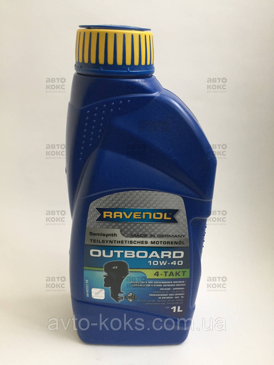 Моторна олива п/синтетична Ravenol 10W40 для 4-тактних човнових двигунів 1 л