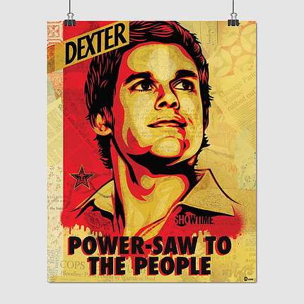 Плакат "Декстер, Dexter", 60×48см, фото 1