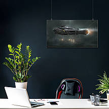 Плакат "Літаюче авто, Blade Runner", 32×60см, фото 4