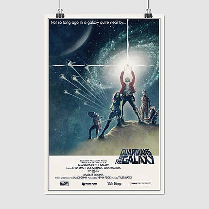 Плакат "Вартові Галактики, Guardians of the Galaxy (2014)", 60×40см, фото 1