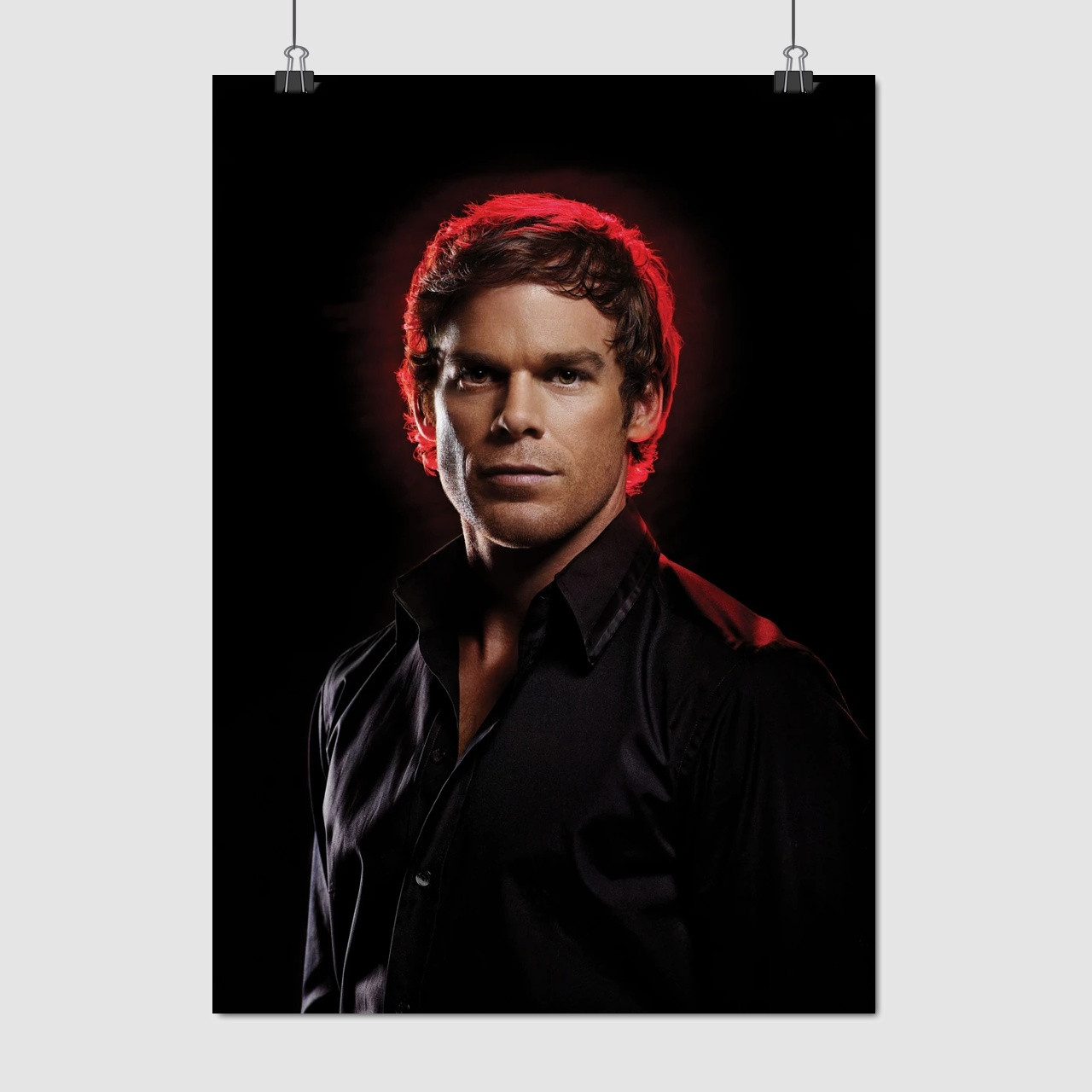 Плакат "Декстер, Майкл Голл, Dexter, Michael Hall", 60×43см